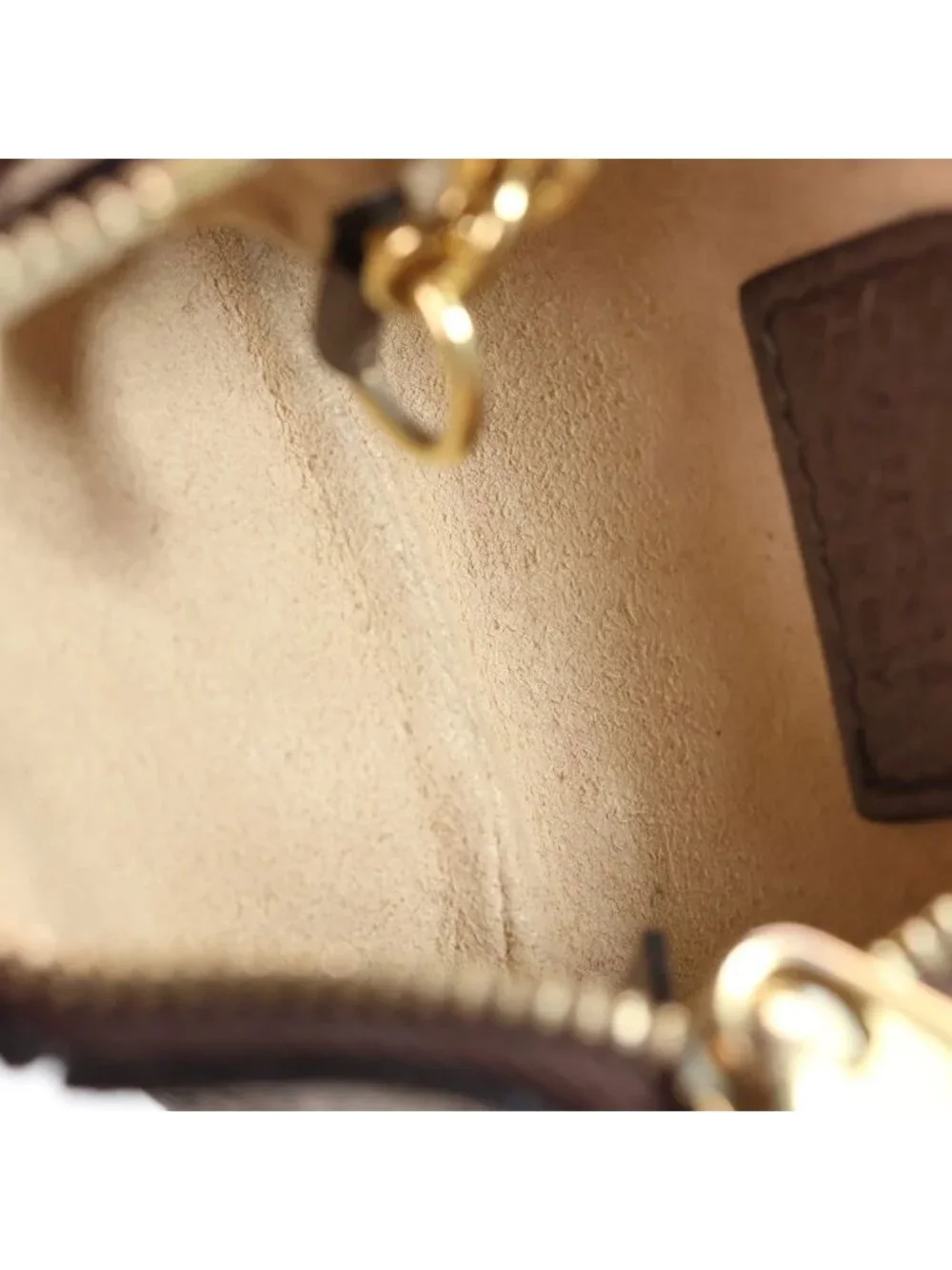Gucci GG Supreme Ophidia Ebony Coin Purse Beige